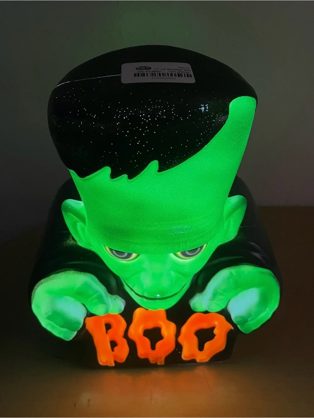 Target 12” Light Up Glow Mold Frankenstein 'BOO' Halloween Decor